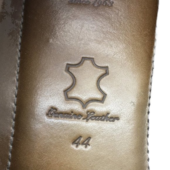 Ecco Leather Driving Loafers Shoes Men EU 44 US 10.5 Brown Moccasin Toe‎ Luxury main image 4